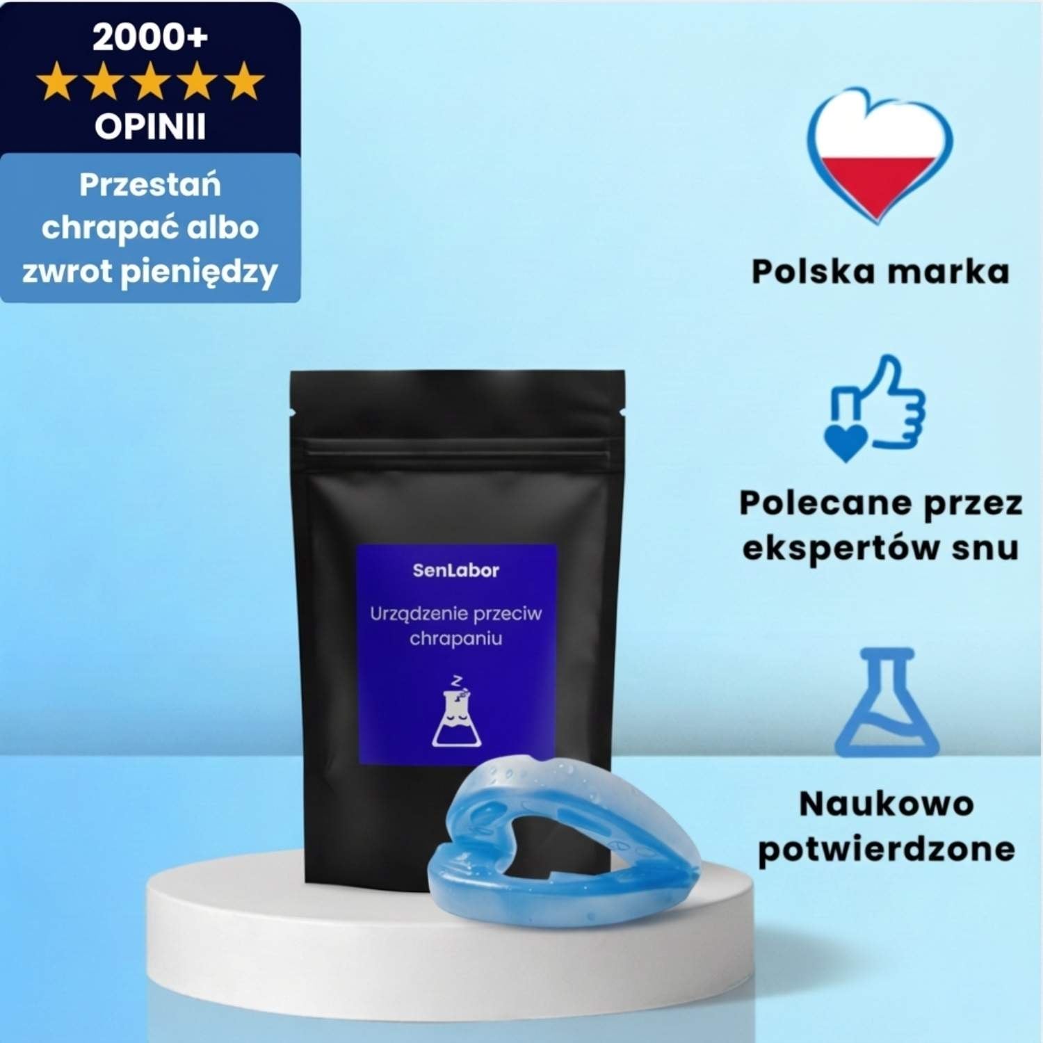 Senlabor ustne urządzenie przeciw chrapaniu