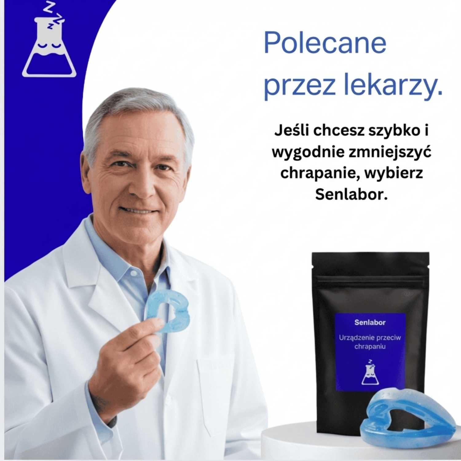 Senlabor ustne urządzenie przeciw chrapaniu